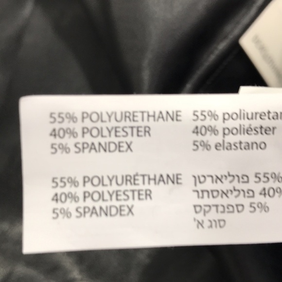 Dex Vegan Leather PullOn Ankle Length Pants Size XL New - Picture 7 of 10